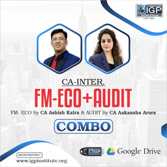 CA Inter (FM Eco + Audit) Combo
